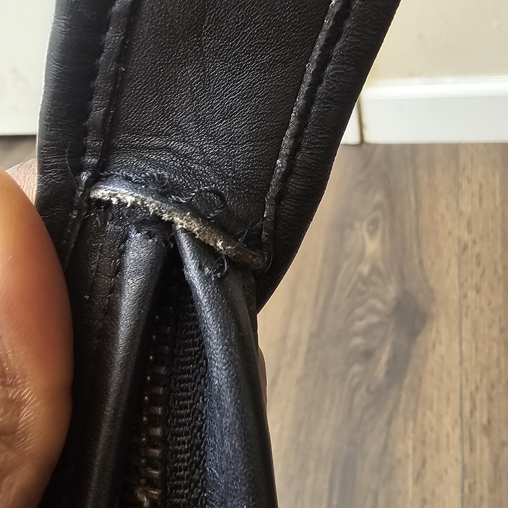 Vintage Coach 9026 Black Leather Hobo Bag - Women - Picture 5 of 9